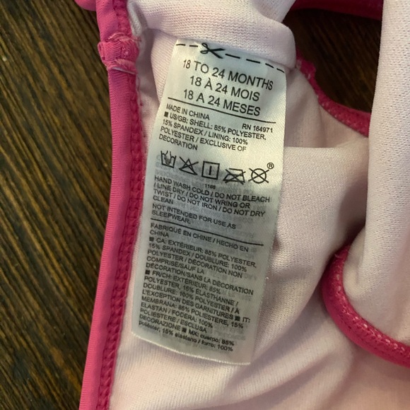 Janie and Jack Recycled Ric Rac Ruffle 2-Piece Swimsuit - Picture 6 of 7